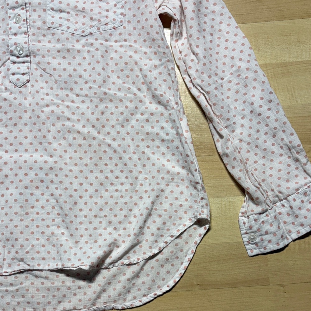 Eden & Olivia Pink Polka Dot Blouse - Picture 2 of 6